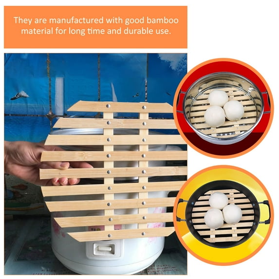 HEANUJJ Bamboo Steamer Liner for Steaming Buns Cakes and Dumplings