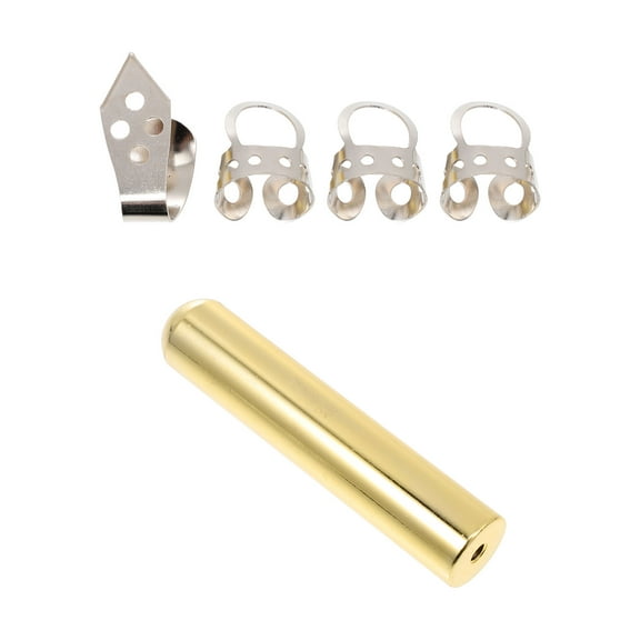 WHAMVOX 1 Set Professional Guitar Slide Stainless Steel Musical Instrument Finger Slide Bar