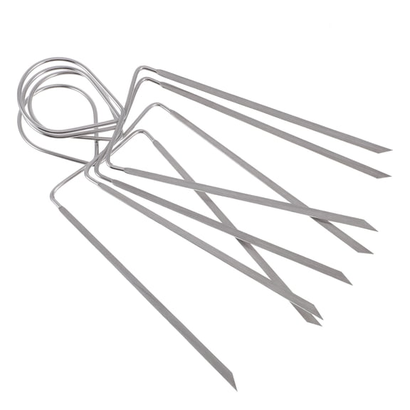 WHAMVOX Barbecue Forks Set of Four Stainless Steel BBQ and Anti Scald Design for BBQ 4Pcs