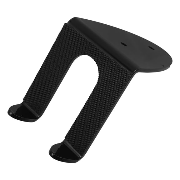 Luxshiny Space Saving Wall Mounted Barbell Storage Rack Black Gym Organizer Accessory
