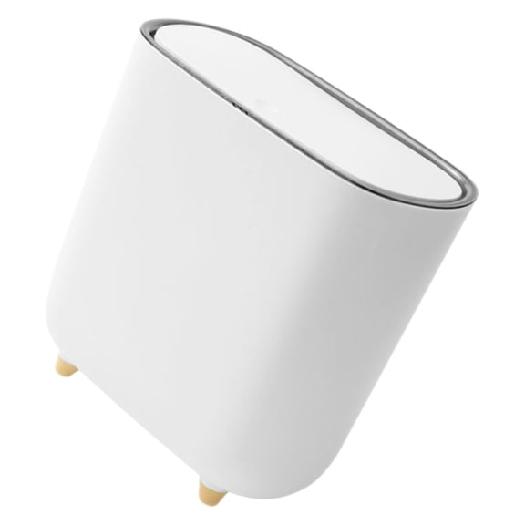 WHAMVOX Basket -covered Trash Can Sturdy Structure Under Counter Waste Bin