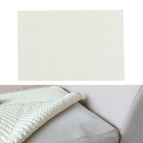 WHAMVOX Bathroom Anti Slip Mat Latex Carpet Anti-slip Pad Creamy White