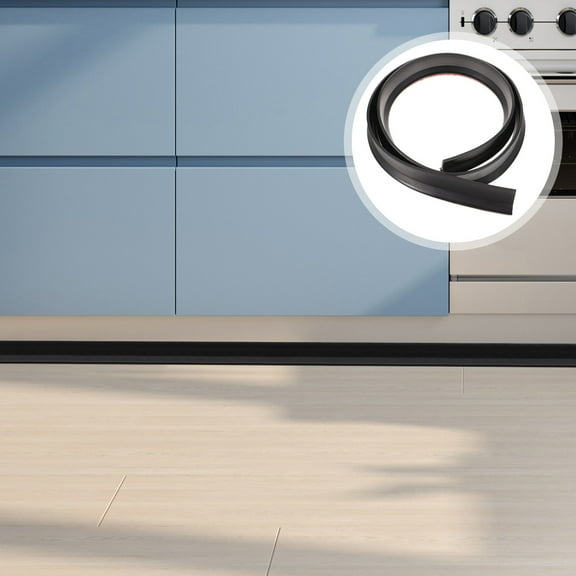 WHAMVOX Bathroom Shower Water Stopper Floor Water Threshold Kitchen Sink Water Dam Strip(1m)