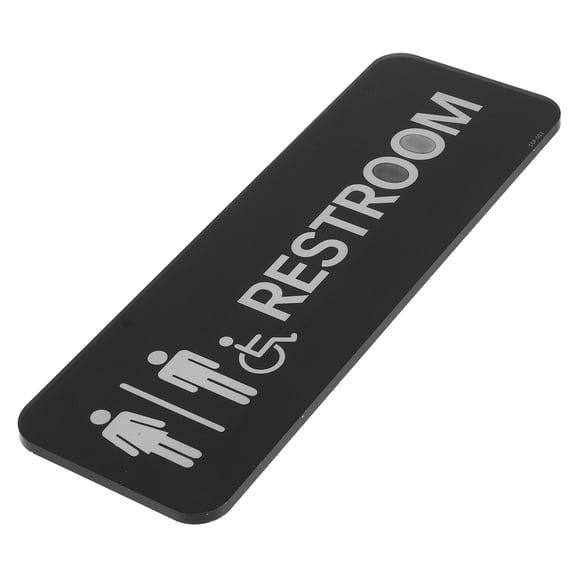 WHAMVOX Bathroom Wall Decor Stickers Toilet Sign Men and Women Man