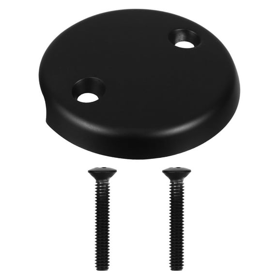 WHAMVOX Universal Bathtub Drain Plug for Quick Drainage Efficient Smell Prevention Zinc Alloy Black