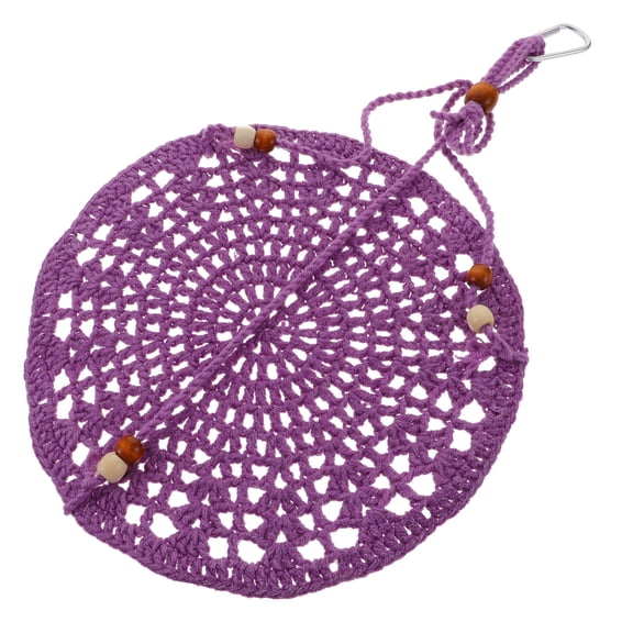 LITINKIMI Reptile Hammock 1 Set 9.8x9.8x14.9in Purple for Geckos