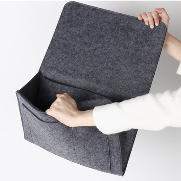 WHAMVOX Bedding Storage Bag Mattress Organizer Bunk Dorm Rooms Holder Bedside