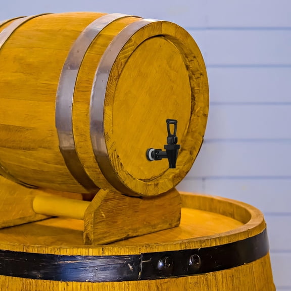 SKISUNO Plastic Faucet Beverage Dispenser Spigot Black PP 1Set For Tea Jars