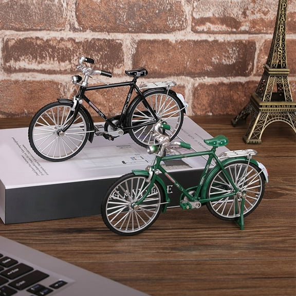 WHAMVOX Bicycle Model Vintage Bicycle Decoration Model Retro Iron Art Bike Ornament for Gift