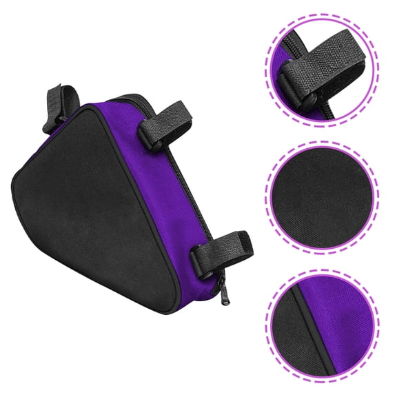 YSNOOWE Bike Triangle Frame Bag Polyester 1Pack 11x7.07x1.97in