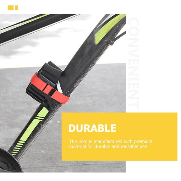 WHAMVOX Bike Wheel Bundling Belt Fastening Cable Strap Stand Repair