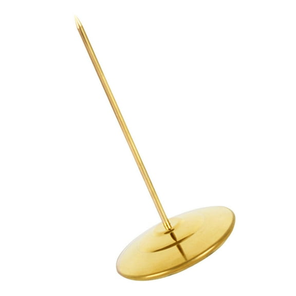 HEANUJJ Holding Receipts Memo Holder Golden Stainless Steel 1Pack 5.7X3.3X3.3In