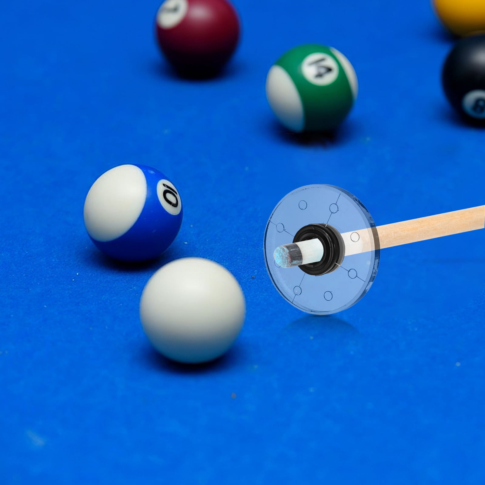 WHAMVOX Billiard Cue Aiming Training Tool Pool Aiming Pad Cue Ball ...