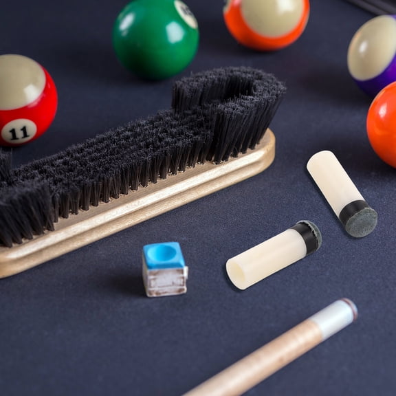 WHAMVOX Billiard Cues Tips Replacement 8Pcs Metal and Plastic for Protection in Competition 3.70X1.10X1.10Cm