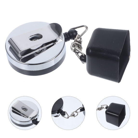 WHAMVOX Billiards Chocolate Clip Retractable Chalk Holder