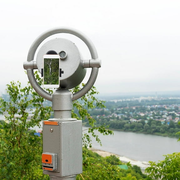 ROMANSENTIAL Telescope Phone Camera Adapter ABS for Outdoor Enthusiasts 1Pcs 4.7*3.1*1.4in