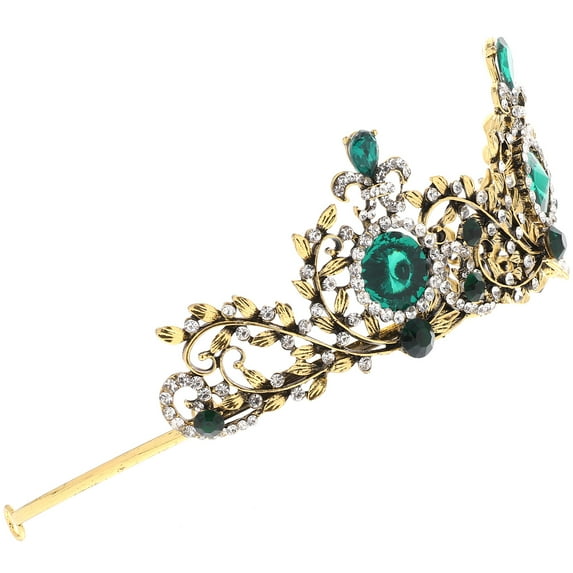 SEWCHICS Crown Headband Rhinestone Bridal Accessory for Women 1Pack