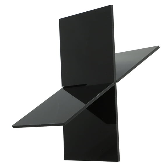 WHAMVOX Black Acrylic Magazine Holder for Storage and Organized Design Fits Various Spaces 7.5 x 4.5 Inches