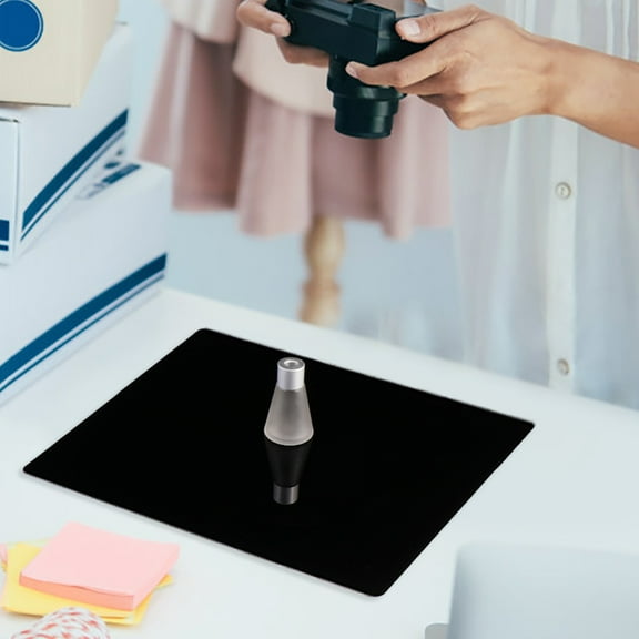 WHAMVOX Black Acrylic Photo Backdrop for Decoration Excellent Choice in Product Photography 12x18 inches