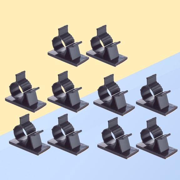 YSNOOWE Cable Clips Wire Holders for Desk and Workspace Cable Management, 30 Pieces Organizer for Home and Office