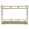 thumbnail image 1 of WHAMVOX Black Carbon Steel 2 Tier Bathroom Organizer for Home Use Strong and Durable Countertop Storage Shelf, 1 of 8