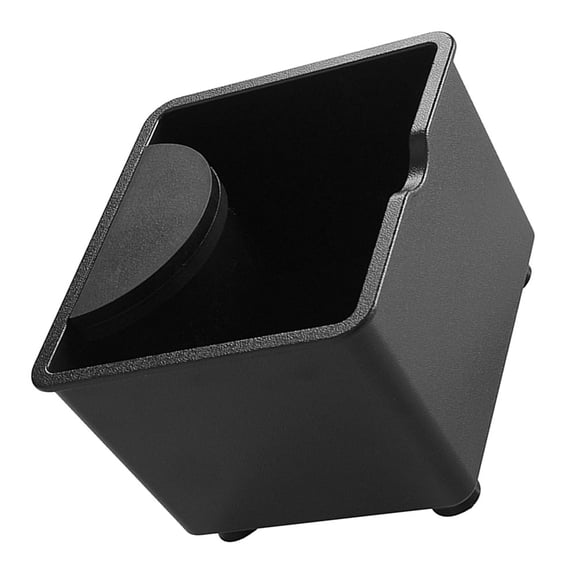 WHAMVOX Black Coffee Knock Box Mini Coffee Grounds Container For Espresso Machines Space-Saving Design For Office Home And Coffee Shops