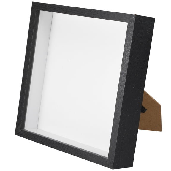WHAMVOX Black Dried Flower Frame for Decor Acrylic and Density Board Wall or Tabletop Display 7.5 Inches