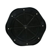 WHAMVOX Black Drum Practice Pad Set with 10 Inch Plastic Dumb Drum 2 Sticks and Storage Bag for Playing Use