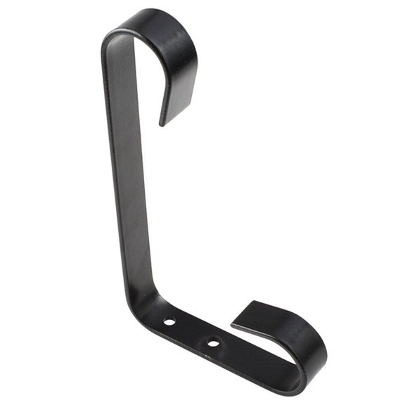 HEANUJJ Metal Wind Chime Hangers for Outside Black 1Pack 6.61x3.94x0.75 Inch