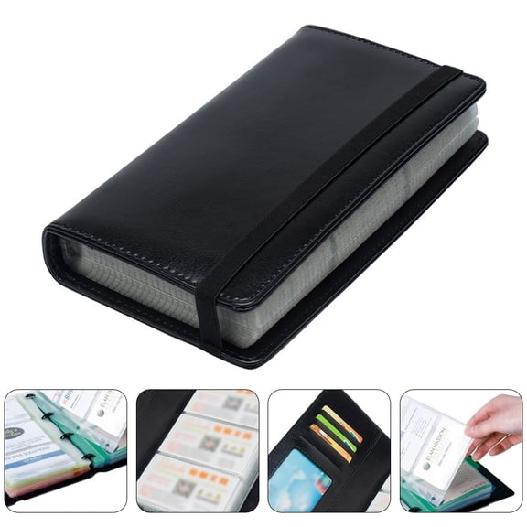 SKISUNO Professional Card Organizer Pu Credit Cards 1Pack