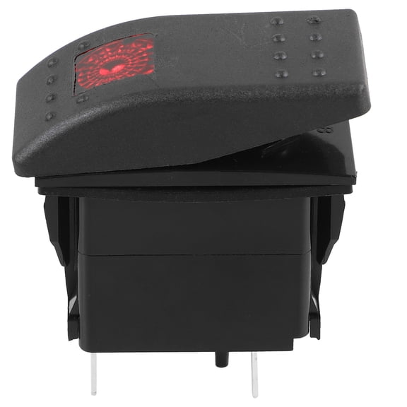 WHAMVOX Black Plastic Car Toggle Switch for Automotive Use with Sturdy Construction and Easy Installation 5 Pin 2 Position