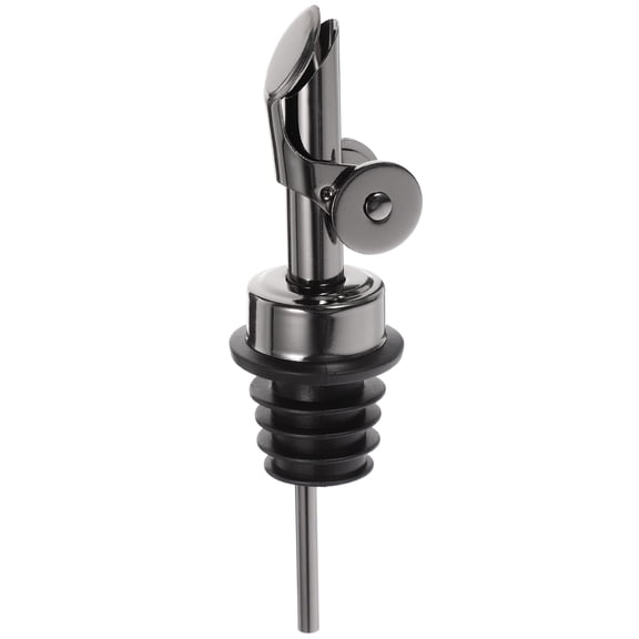WHAMVOX Black Stainless Steel Replacement Spouts for Oil, Vinegar, and Wine Bottles - Easy to Clean, Perfect for Home Kitchen Use