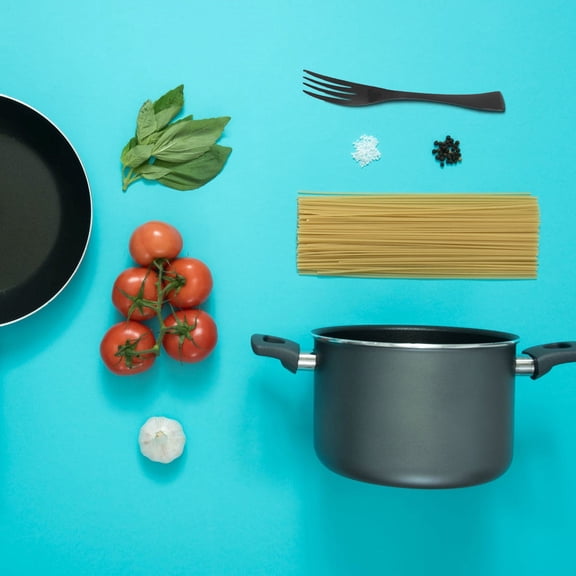 HOOWIFFY Black Stainless Steel Forks Tableware 1Pack Home Use