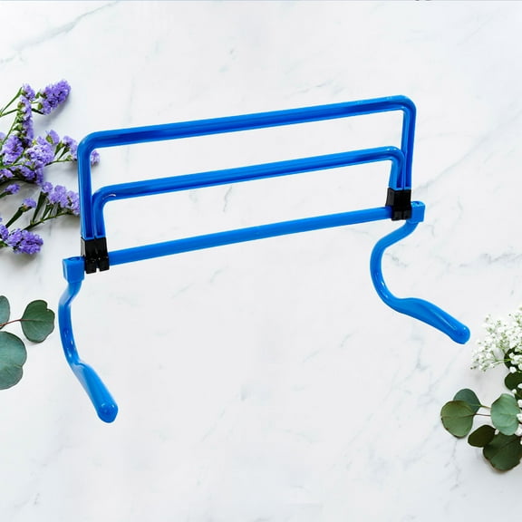 WHAMVOX Blue Training Hurdles for Soccer Sports Essential PP Exercise Equipment Ultra Stable Base Detachable Agility Training 6.5 Inches