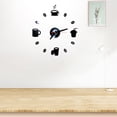thumbnail image 1 of WHAMVOX  Boho Clocks for Walls Coffee Kitchen Dining Decor Aesthetic Office Black, 1 of 8