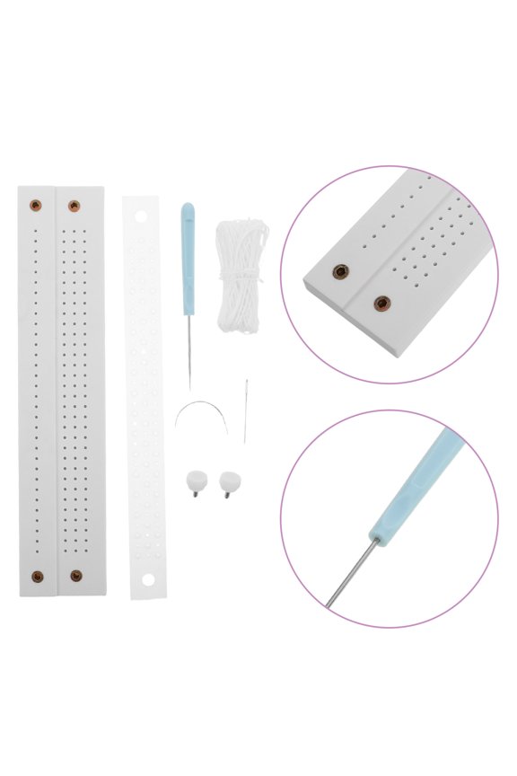 Japanese Style Bookbinding Kit with Plastic Metal Cotton Rope for Travel Diaries