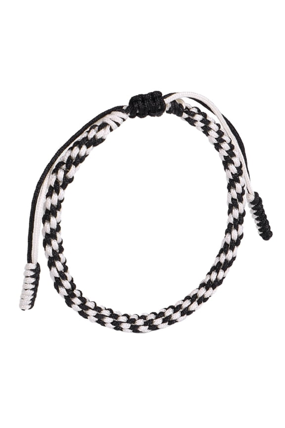 Wrist Bracelet Bangle Bracelet Thread White 1Pack