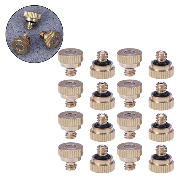 FESTFENDS Misting Nozzle Brass 25Pcs 0.4X0.4X0.4In