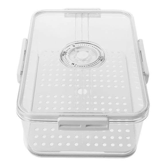 WHAMVOX Bread Keeper For Homemade Bread Toast Reusable Bread Case Airtight Bread Box Time Recording