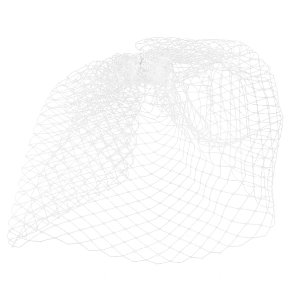 WHAMVOX Bride Mesh Hair Accessories Wedding Birdcage Veil Miss Banquet