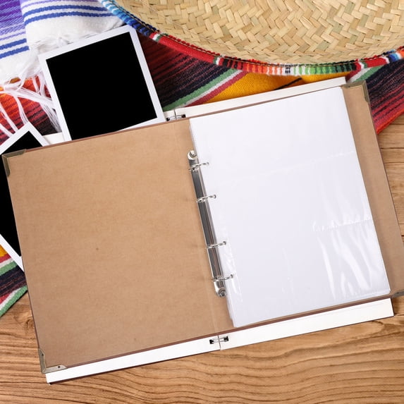 WHAMVOX Brown Currency Album for Storage Reusable and Made of PU Material Fits Most Cards Gaming