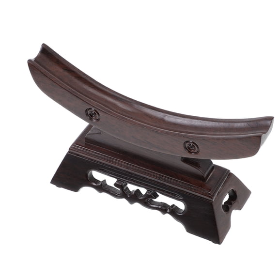 WHAMVOX Brown Sword Stand for Home Use Made of Synthetic Material Perfect for Display and Storage 10.5 Inches