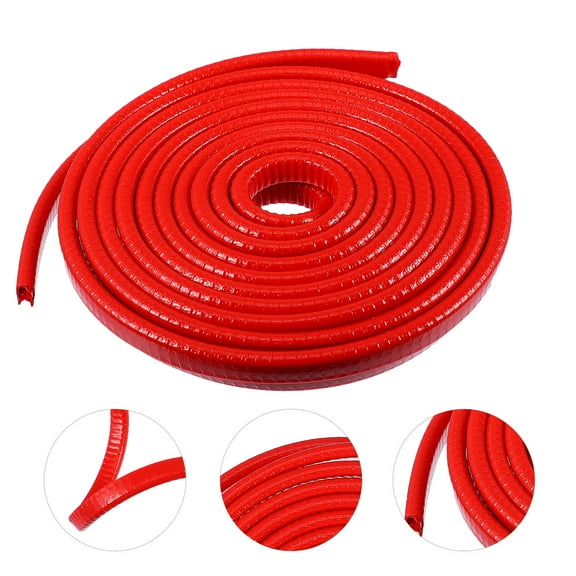 WHAMVOX  Bumper Strip Car Door Trim Protector Automobile Anti-Collision Red