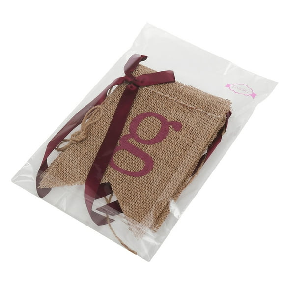 ROMANSENTIAL Tsgiving Day Decoration Burlap Banner Burlap 1 Set Home Decoration