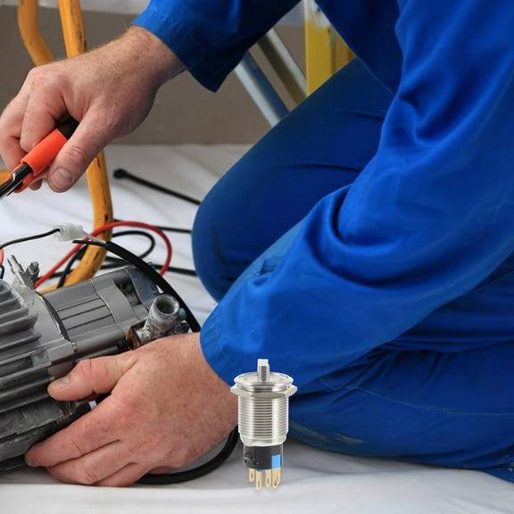 WHAMVOX  Button Momentary Push Rotary Switches Self-locking LED Flush