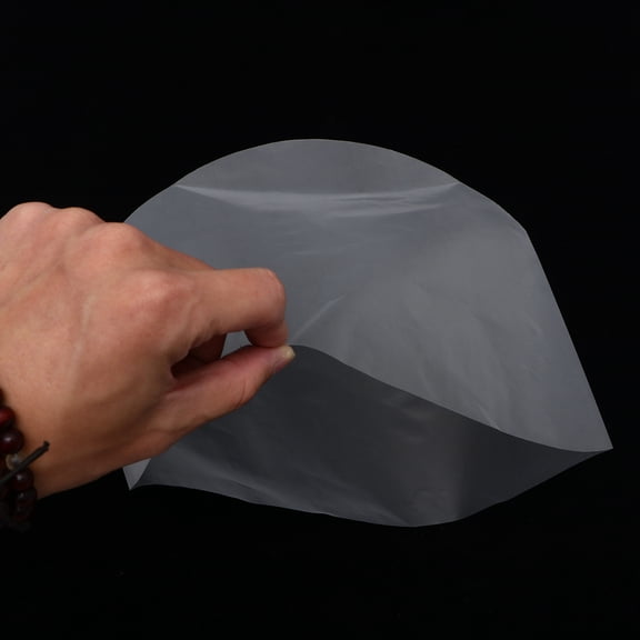 WHAMVOX CD Protector Clear Inner Bag Made from LLDPE Material for Safe CD StorageCompatible with 30cm