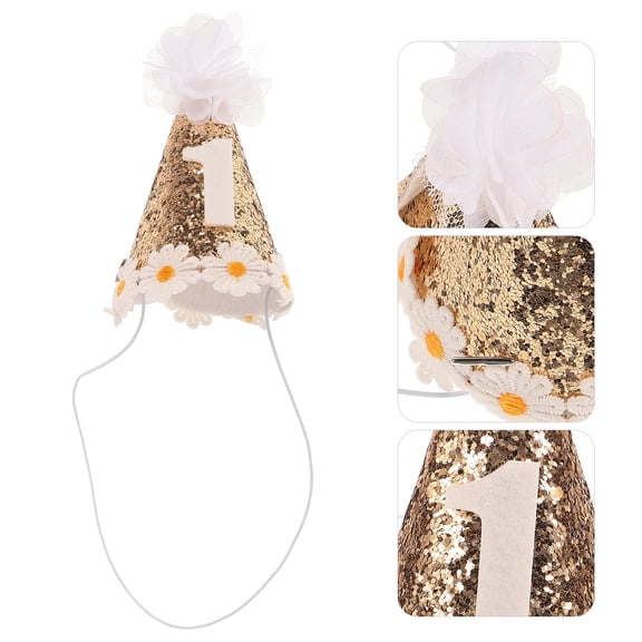 WHAMVOX CHILDREN BIRTHDAY HAT Creative Photo Prop Eye-catching Age Number