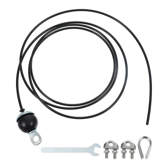 ROMANSENTIAL 1Set Arm Exercise Tool Pulley System Black Color for Fitness Training Chest and Abdominal Muscles