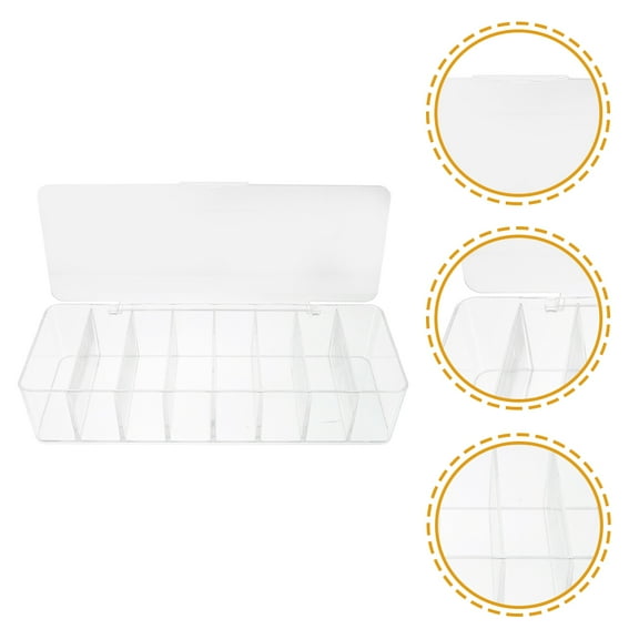 WHAMVOX Cable Management Box Wooden Utility Storage Container for Computer