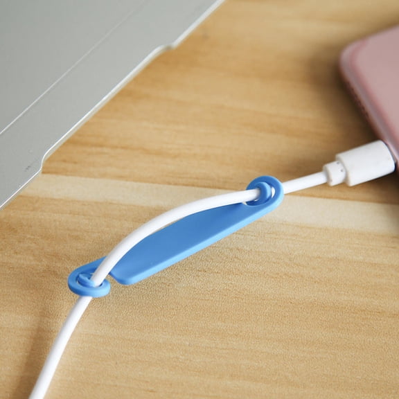 WHAMVOX Cable Management Tags with Material Assorted Color 100Pcs for Organizing Cords and Wires